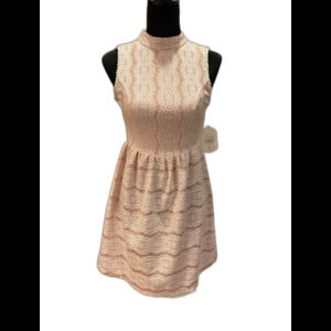 Altard State Dress Size  XS NWT Sleeveless Lace Open Back Rose Cowgirl Western